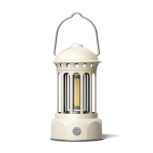 Hot Selling Vintage COB LED Camping Lantern with USB Charging Handheld Waterproof Portable Camping Lamps