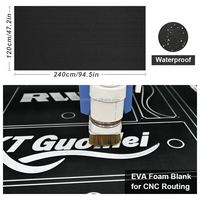 Tapis de sol pour yacht KT GuoMei, haute densité et qualité, résistant aux UV, en matériau EVA, revêtement de pont non découpé, tapis de sol pour bateau