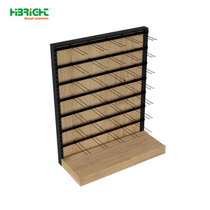 Serie de Estantes Modulares de Pared para Exhibición en Tiendas de Conveniencia, con Acabado en Madera, de Alta Luminosidad - Product Image 3