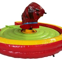 Taureau mécanique gonflable géant d'extérieur de l'usine chinoise, équipement de parc d'attractions pour sensations fortes à prix abordable