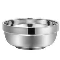 Yolecen 304 bol en platine en acier inoxydable épaissi pour soupe de nouilles instantanée cantine école ménage-pour salade froide oeuf