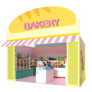 <span class=keywords><strong>Gasstation</strong></span> de plástico de madera, casa de juegos de imaginación, tienda para niños, supermercado, panadería, cocina, mercado, tienda de comestibles, juguetes de simulación para niños - Product Image 1