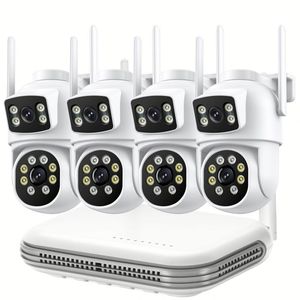 Meilleur ensemble <span class=keywords><strong>de</strong></span> caméras <span class=keywords><strong>de</strong></span> <span class=keywords><strong>surveillance</strong></span> CP Plus CCTV Full 8MP IP, système vidéo 6 pièces, caméras CCTV filaires longue portée pour extérieur avec moniteur - Product Image 1