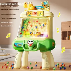 Juguete Educativo Bechotoy Montessori de Cognición, Máquina de Atrapar Pelotas de Plástico con Cangrejos de 2 Colores para Niños - Product Image 2