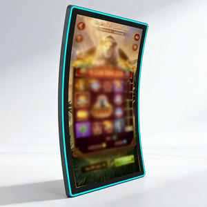 Écran tactile incurvé de 27 <span class=keywords><strong>pouces</strong></span>, écran industriel à courbe C avec éclairage LED en option pour kiosque de jeu, OEM personnalisé - Product Image 1