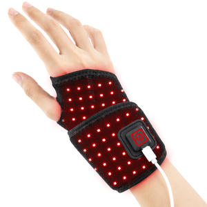 Fascia Terapeutica a Luce Rossa Personalizzata per Mano e <span class=keywords><strong>Polso</strong></span>, Dispositivo Indossabile Ricaricabile USB con Impulsi per Sindrome del Tunnel Carpale - Product Image 1
