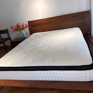 Eurotop Sang Trọng Chỉnh Hình 33Cm Túi Mùa Xuân Nệm Cao Su Tự Nhiên Bộ Nhớ Mềm Bọt Có Thể Tháo Rời Bìa Làm Mát Cho Khách Sạn Phòng Ngủ - Product Image 1