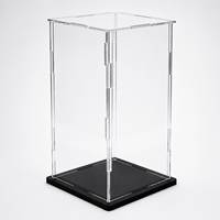 Vitrine en acrylique pour objets de collection, boîte de présentation en acrylique transparente à assembler pour figurines Lego, jouets, boîte de rangement pour la maison