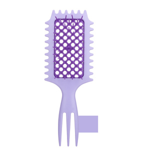 <span class=keywords><strong>Brosse</strong></span> à cheveux démêlante hexagonale creuse à massage, personnalisable avec logo, pour cheveux bouclés – Meilleure vente - Product Image 6