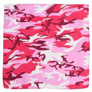 Pañuelo Camuflado de Algodón 100% con Bajo MOQ, Pañuelo Cuadrado de Camuflaje para Cubrir la Cara - Product Image 6