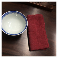 Harmony Wholesale Classique Chinois Style Zen Torchons Pur Coton Service à Thé Accessoires avec Logo Nappes à Thé Absorbantes