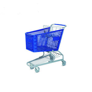 YD-G Allemagne Style De Fil De Supermarché Chariot Intelligent À Vendre avec Double Paniers de L'usine de Suzhou - Product Image 6