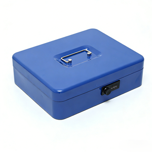 Consistent Quality Combination Lock Cold-Rolled Steel <strong>Lockable</strong> Metal Storage <strong>Box</strong> for <strong>Small</strong> Jewelry Secure Storage - Product Image 4