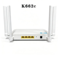 Peralatan Fiber Optik WiFi Dual-Band Gigabit ONU ONT K662C FTTH GPON EPON ONU WIFI6 AX3000 Modem Router FTTH FTTR