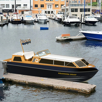 Grandsea 12m VIP fibre de verre coque Yacht bateau de transfert de passagers avec moteur hors-bord pour le transport de travail
