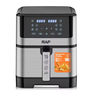 Nouvelle Friteuse à Air Multifonctionnelle en Acier Inoxydable Grande Capacité 10L, Four Électrique Intelligent Numérique Sans Huile - Product Image 1