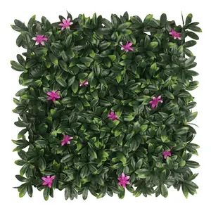 50*50cm Artificial Green Grass Boxwood Wall Decorative Panels Indoor And Outdoor Decoration