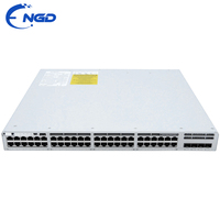 Switch Jaringan PoE+ 48 Port Performa Tinggi Original dengan 4x10G SFP+ Uplink untuk Kampus Perusahaan dan LAN Bisnis C9300L-48P-4X-M