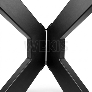 Gambe per tavolo a X WEKIS Industrial X Frame Spider, base in metallo resistente per ristoranti e uso domestico, adatta a piani tavolo rotondi e quadrati - Product Image 4
