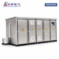 ANGAO ODM OEM YBW Prefabrik Avrupa Kompakt Trafo Merkezi 50/60Hz 10kV-35kV 3 Fazlı ATS Çift Güç Kaynağı Havaalanı Tesisi