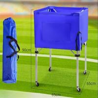 Chariot de stockage de balles de sport pliable léger panier de ballon de football de volley-ball de basket-ball avec roues