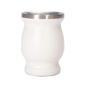 Tazza Termica <span class=keywords><strong>Ma</strong></span> <span class=keywords><strong>Dai</strong></span> in Acciaio Inox 304, Design Classico, 8oz, Compatta e Portatile, Isolamento Sottovuoto per 6 Ore - Product Image 1