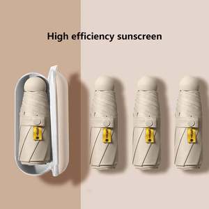 Promotional Wholesale 8-Bone Ultra-<b>Light</b> 50% Capsule Umbrella Women's Modern Silk Sunscreen <b>Parasol</b> - Product Image 2