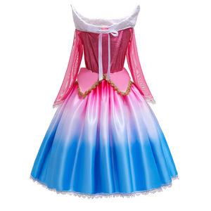 Halloween carnaval chica Cosplay Hot Pink <span class=keywords><strong>Aurora</strong></span> princesa <span class=keywords><strong>vestido</strong></span> 2017 - Product Image 6