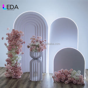 Artículos de Decoración para Arco de Boda LEDA, Fondo Multicapa de PVC Acrílico para Boda, Arco Decorativo para Fiesta de Cumpleaños - Product Image 2