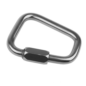 Mosquetón de acero inoxidable 316 para parapente y escalada, conexión y aseguramiento de equipos, uso universal - Product Image 2