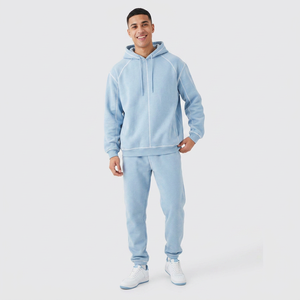 <b>Cheap</b> Price Regular Fit Breathable Flare 2 in 1 Hooded Solid Animal Printed Tracksuits Adults Running Wear Custom Logo Unisex - Product Image 1