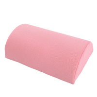 Repose pied rond en mousse à mémoire de forme, coussin de hauteur solide sous le bureau pour le repos des pieds, vente en gros, chine