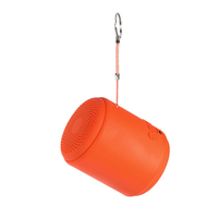 Mini altavoz redondo Bluetooth de marca personalizada, altavoz inalámbrico portátil para exteriores BT