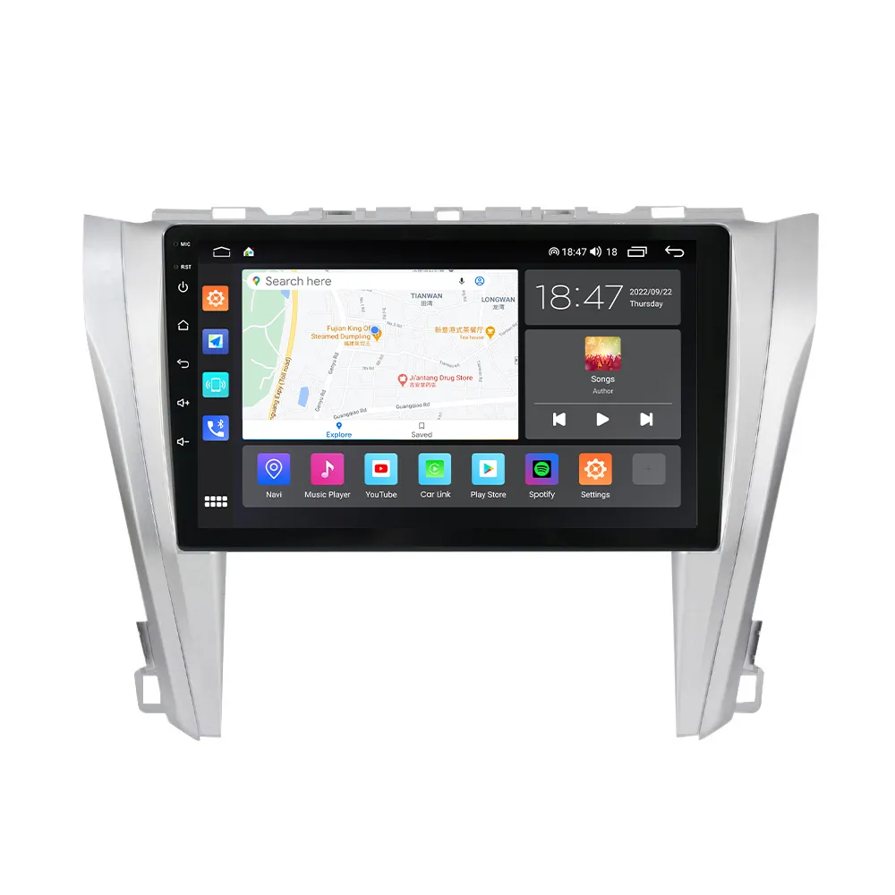 MEKEDE M6 PRO Android 12 QLED Auto Multimedia Audio System Auto DVD-Display für Toyota Camry 10-Zoll-Displays für Samen