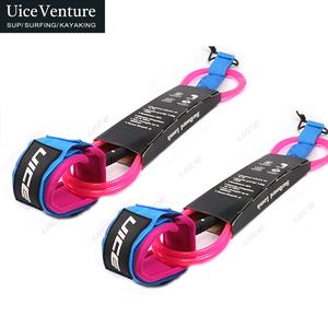 כחול ורוד לילדה ליידי מותאם אישית כל גודל גלשן <span class=keywords><strong>comp</strong></span> בטיחות רגל חבל גלישה חזק מהיר שחרור עם מפתח כיס - Product Image 1