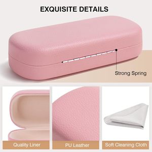 Estuche Rígido de Hierro de Alta Calidad con Logotipo Personalizado en Relieve para Gafas y Lentes de Sol, Hecho con Materiales Reciclados, Venta al Por Mayor de Fábrica - Product Image 5