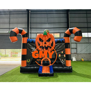 Château gonflable d'Halloween bon marché pour la location de fêtes, <span class=keywords><strong>maison</strong></span> <span class=keywords><strong>hantée</strong></span> gonflable en forme de citrouille - Product Image 2