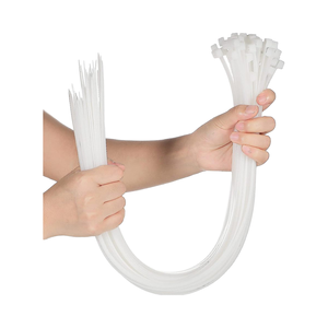 黒色UV耐性マイクロケーブルタイ ナイロン66（インビスタ）6インチ セルフロック式マイクロプラスチックケーブルタイ 黒色プラスチック包装 - Product Image 2