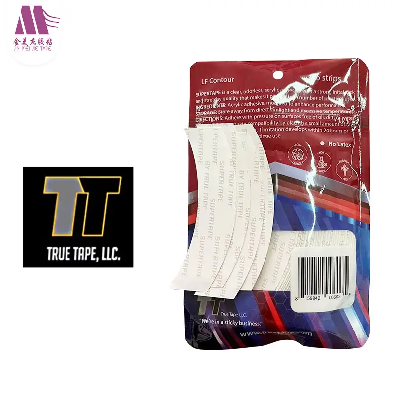 Super tape Toupee tape Lace Front Sistema de cabello fuerte Cinta Peluca Hombre Toupee Sistema de cabello fuerte