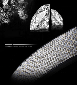 Coprivolante Universale 38cm con Strass Luccicanti, Coprivolante Artigianale con Cristalli <span class=keywords><strong>per</strong></span> Ragazze e Signore - Product Image 5