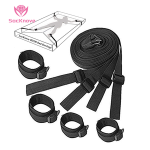SacKnove Productos para adultos Hombre Mujer Juguetes sexuales Cinta Muñeca Tobillo Puños Mujer BDSM Correas Bondage Cama para parejas - Product Image 1