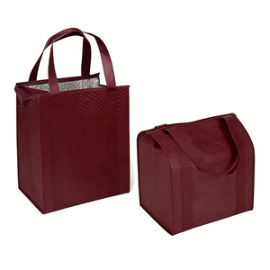 Sac isotherme réutilisable personnalisé avec logo Ujoy, sac isotherme pour le déjeuner, sac isotherme pour aliments, vente en gros, non tissé - Product Image 1