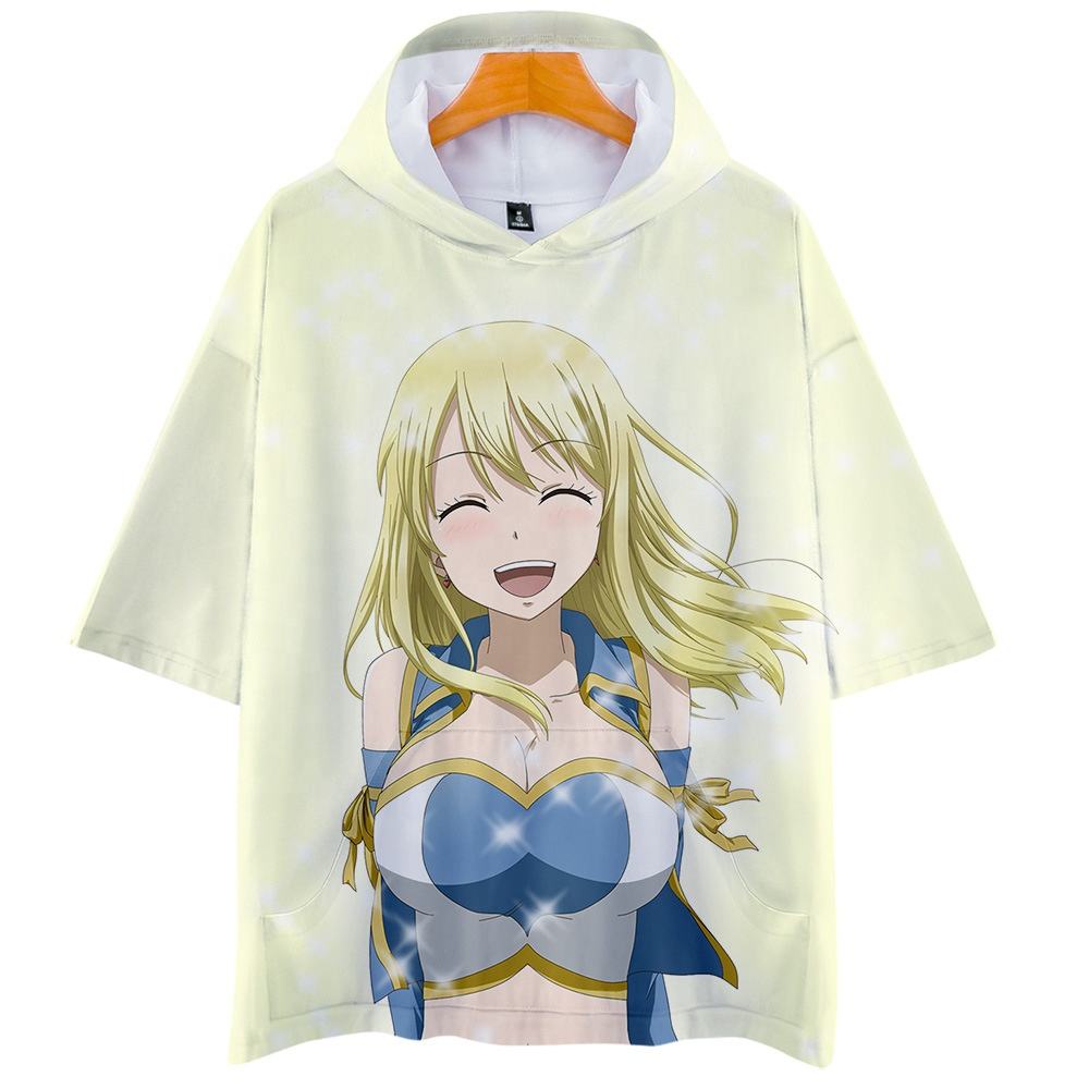 Anime Cut Off Sleeve Sweatshirt Zontyss T-Shirt Sweatshirt 3D