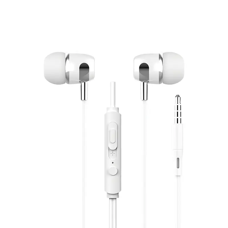 2023 Fashion Sport In-ear Headset wired 3.5mm earbud Stereo Heavy Bass Music earphone with microphone