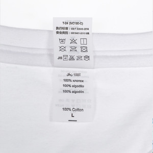 T-shirt in cotone 100% con Design semplice stampato in melanina bianca da donna - Product Image 5