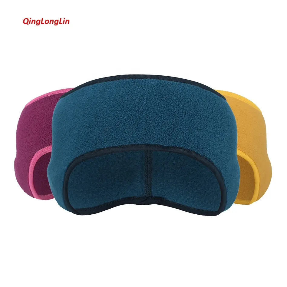 QingLongLin Fleece Ear Warmers for Women Thermal Velvet Headband Running Ear Warmer Headband