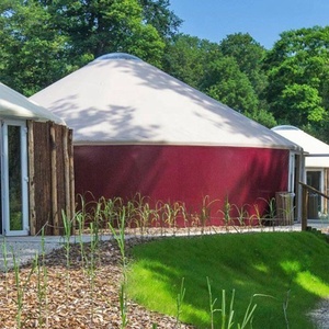 Sinoyurt <span class=keywords><strong>Ger</strong></span> 1000 Glamping Jurte Gewächshaus Luxus-Jurte Wohnzelte Moderne Mongolische Jurte - Product Image 1