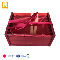 Boîte Cadeau Transparente à Double Tiroir Tendance avec Ruban, Vente en Gros Directe Usine, En Stock