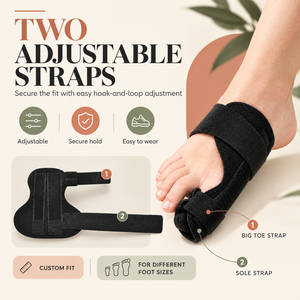 Penyangga Jari Kaki Besar untuk Pria Wanita, Penyangga Hallux Valgus untuk Meluruskan Jari Kaki Besar, Pereda Nyeri Kaki Siang Malam - Product Image 5