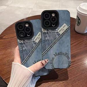 Coque de téléphone ZL042 en jean à rayures verticales pour iPhone 16 Pro Max, 16/13, <span class=keywords><strong>XR</strong></span>, 12/11 – <span class=keywords><strong>Luxe</strong></span> léger, couverture intégrale, qualité supérieure - Product Image 3